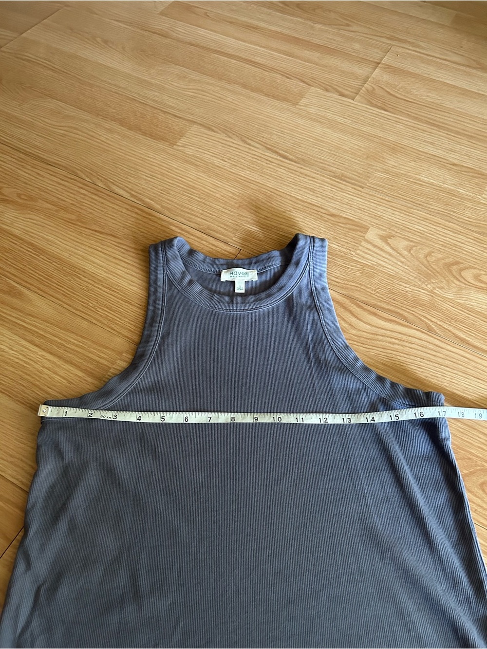 Haven Well Within Light Ribbed Tank Large - Picture 4 of 6